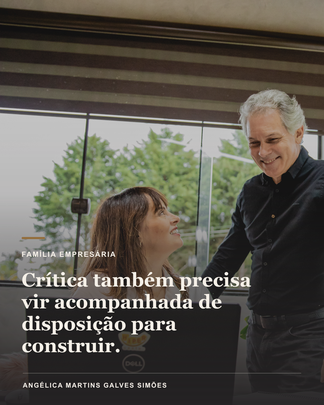 Arte do post 12: Família empresária e senso crítico